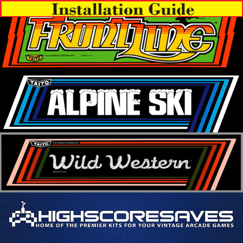 Installation Guide | Multi Vertical Taito Multigame Free Play and High Score Save Kit