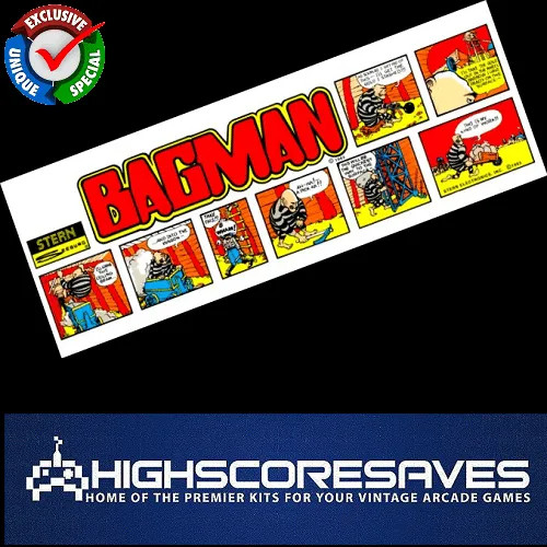 Bagman Free Play and High Score Save Kit