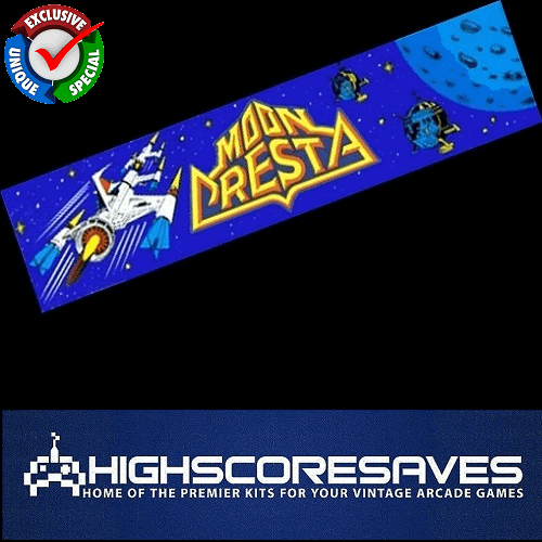 Moon Cresta Free Play and High Score Save Kit