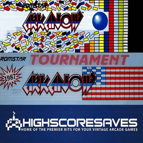 Arkanoid | Tournament Multigame Free Play and High Score Save Kit