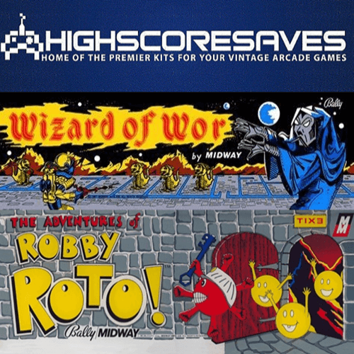 Wizard of Wor | Robby Roto Multigame Free Play and High Score Save Kit