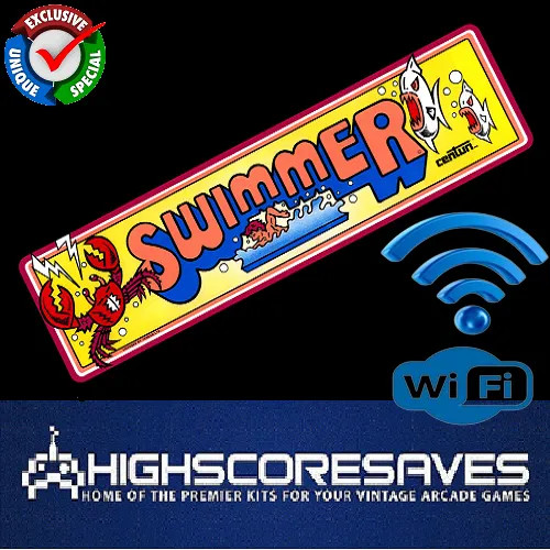 WiFi Enabled Swimmer Free Play and High Score Save Kit