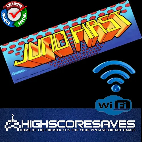 WiFi Enabled Online Juno First Free Play and High Score Save Kit