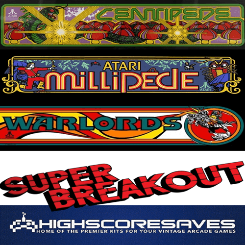 Super Multipede Multigame Free Play and High Score Save Kit