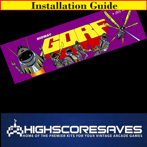 Installation Guide | Gorf Free Play and High Score Save Kit