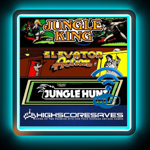 WiFi Enabled Multi Taito Multigame Free Play and High Score Save Kit