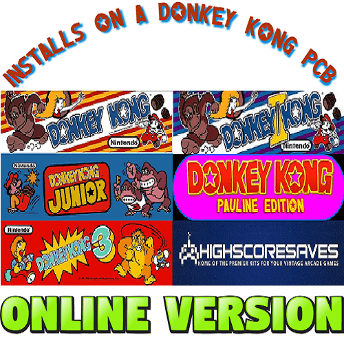 Ultimate Donkey Kong 3DK Free Play and High Score Save Kit