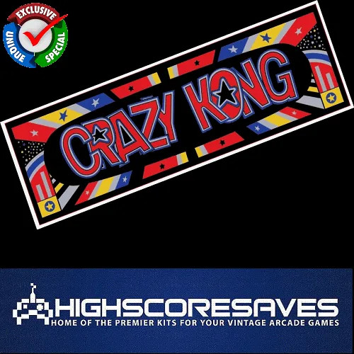 Crazy Kong Part II Free Play and High Score Save Kit