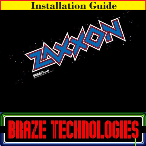 Installation Guide | Braze Zaxxon Free Play and High Score Save Kit