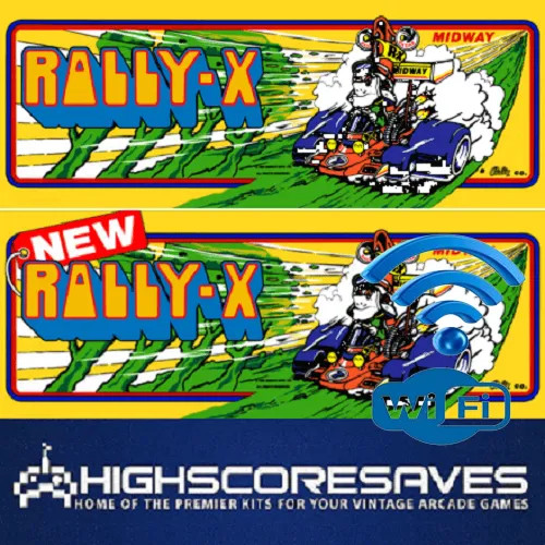 WiFi Enabled Rally X Multigame LITE Version | Free Play and High Score Save Kit