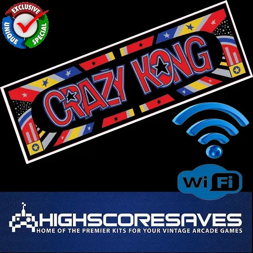 Online Crazy Kong Part II Free Play and High Score Save Kit