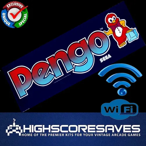WiFi Enabled Pengo Free Play and High Score Save Kit