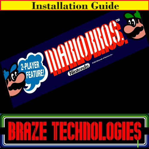 Installation Guide | Braze Mario Bros Free Play and High Score Save Kit