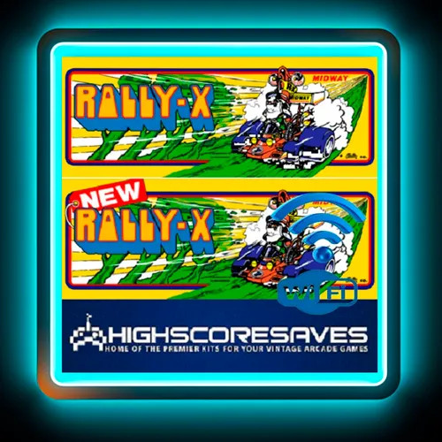 WiFi Enabled Rally X Multigame Free Play and High Score Save Kit