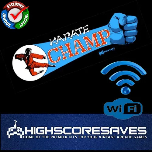 wifi enabled Karate Champ Player vs Player Free Play and High Score Save Kit