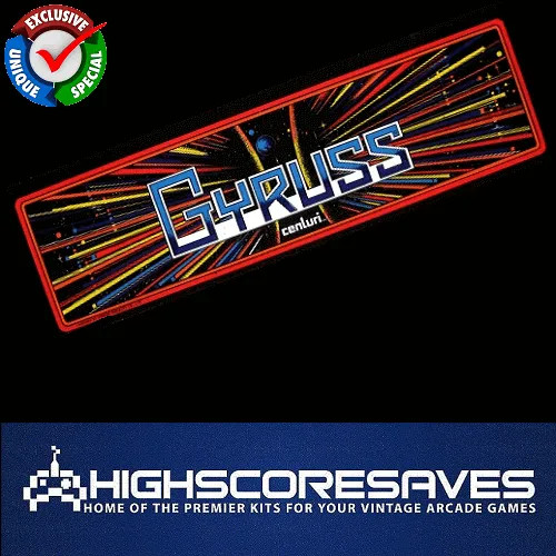 Gyruss Free Play and High Score Save Kit