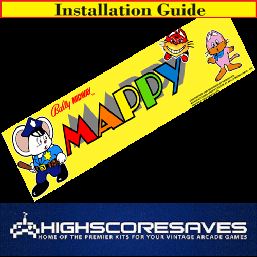 Installation Guide | Mappy Free Play and High Score Save Kit