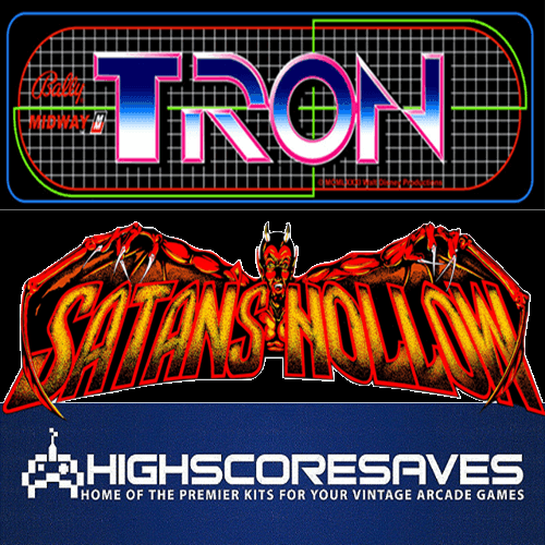 Tron | Satans Hollow Multigame Free Play and High Score Save Kit