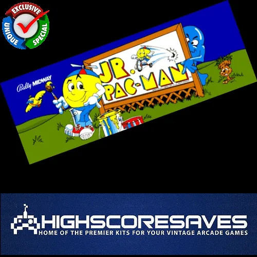 ONLINE Jr Pacman Free Play and High Score Save Kit