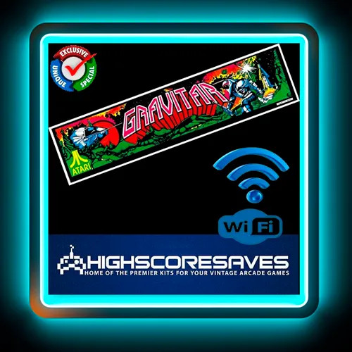 WiFi Enabled Gravitar Free Play and High Score Save Kit