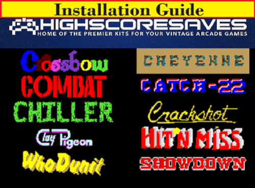 Installation Guide | Exidy 440 Multigame Free Play and High Score Save Kit