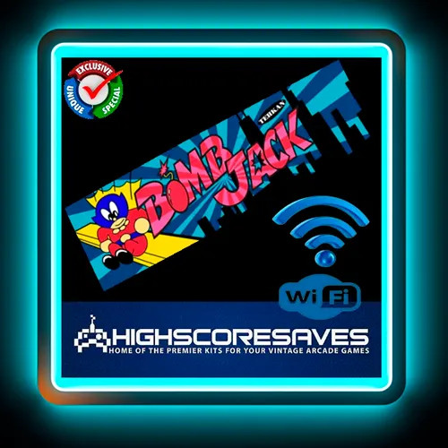 WiFi Enabled Bombjack Free Play and High Score Save Kit