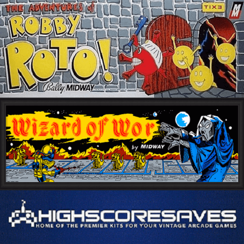 Robby Roto | Wizard of Wor Multigame Free Play and High Score Save Kit
