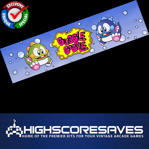 Bubble Bobble Free Play and High Score Save Kit