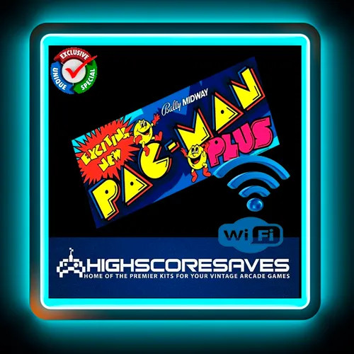 WiFi Enabled Pacman Plus Free Play and High Score Save Kit