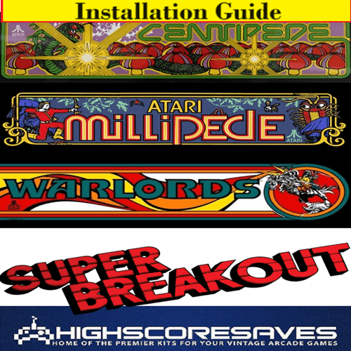 Installation Guide | Super Multipede Multigame Free Play and High Score Save Kit-