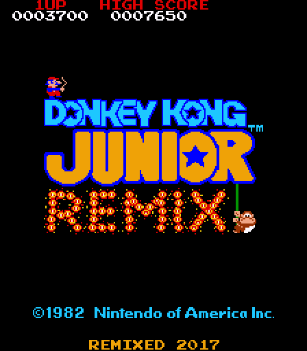 Deranged and PACE Free play and High Score Save Kit Donkey Kong Remix 