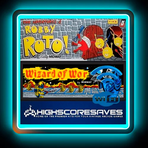 WiFi Enabled Wizard of Wor | Robby Roto Multigame Free Play and High Score Save Kit