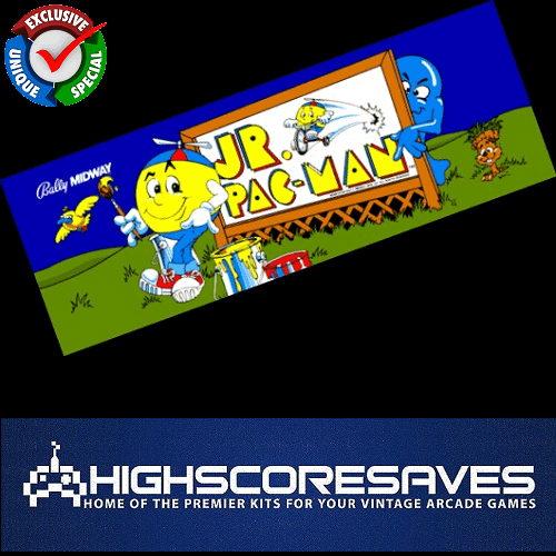 Jr Pacman Free Play and High Score Save Kit