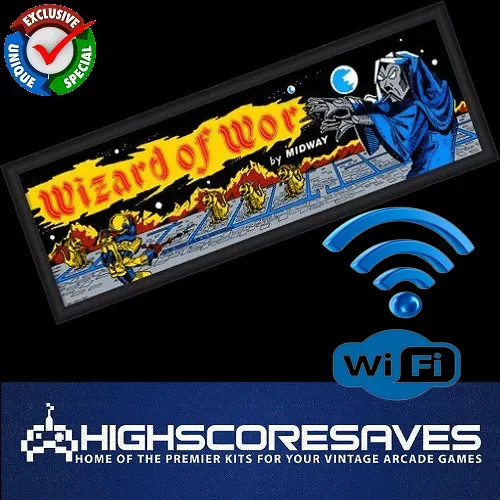 ONLINE Wizard of Wor Free Play and High Score Save Kit