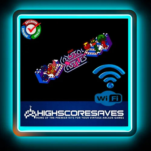 WiFi Enabled Crystal Castles Free Play and High Score Save Kit