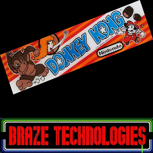 Braze Donkey Kong Free Play and High Score Save Kit
