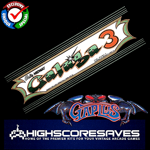 ONLINE Galaga 3 | Gaplus Free Play and High Score Save Kit