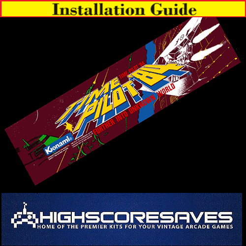Installation Guide | Time Pilot 84 Free Play and High Score Save Kit