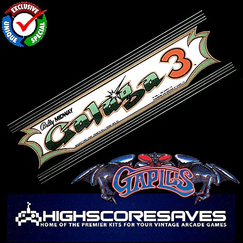 Galaga 3 | Gaplus Free Play and High Score Save Kit