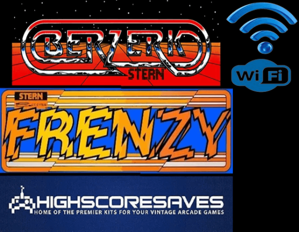 WiFi Enabled Berzerk | Frenzy Multigame Free Play and High Score Save Kit