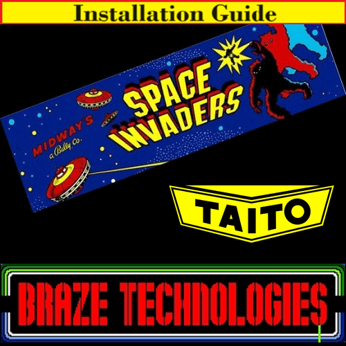 Installation Guide | Braze Taito Space Invaders Free Play and High Score Save Kit