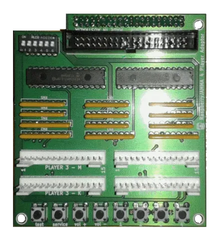 ArPiCade JAMMA Adapter 4 Player | 4 Player Adapter only