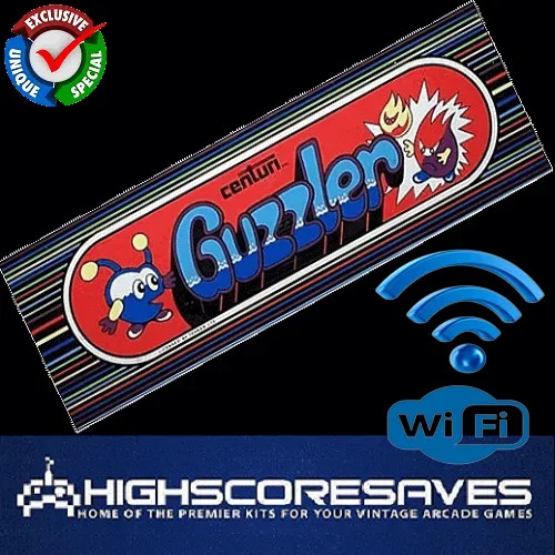 WiFi Enabled Guzzler Free Play and High Score Save Kit