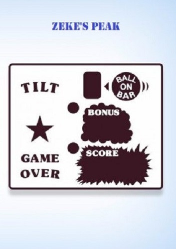 Zeke's Peak Credit Display Plastic
