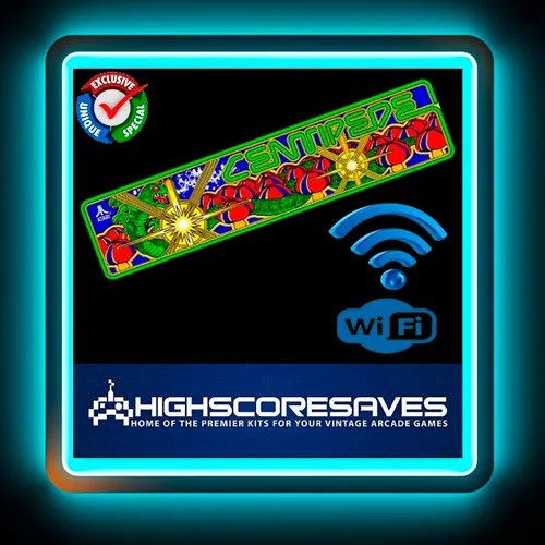 WiFi Enabled Centipede Free Play and High Score Save Kit