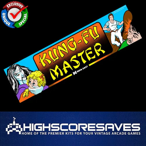 Kung Fu Master Free Play and High Score Save Kit