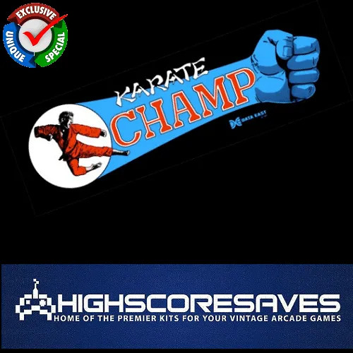 Karate Champ Player vs Player Free Play and High Score Save Kit