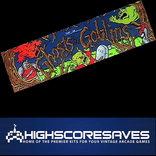 ghosts n goblins free play and high score save kit