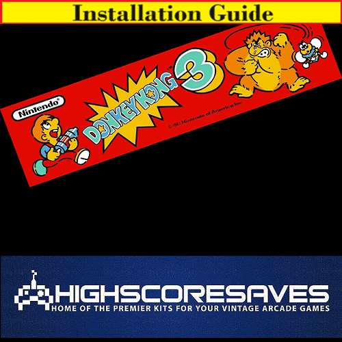 Installation Guide | Donkey Kong 3 Free Play and High Score Save Kit