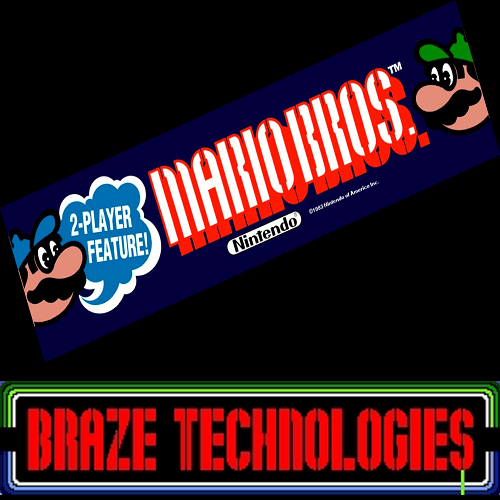 Braze Mario Bros Free Play and High Score Save Kit